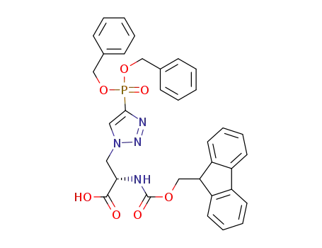 (2S)-3-[4-(dibenzyl-phosphono)-[1,2,3]triazol-1-yl]-2-(9H-fluoren-9-ylmethoxycarbonyl)aminopropionic acid