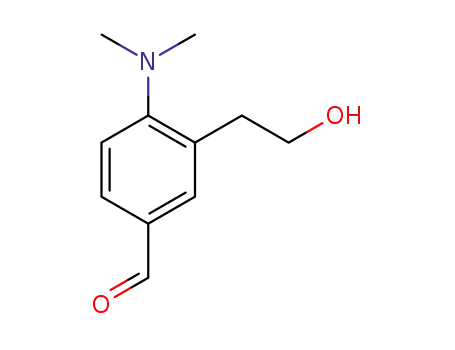 4-(dimethylamino)-3-(2-hydroxyethyl) benzaldehyde