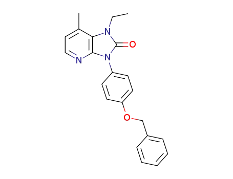 3-[4-(benzyloxy)phenyl]-1-ethyl-7-methyl-1,3-dihydro-2H-imidazo[4,5-b]pyridin-2-one