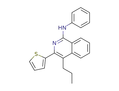 N-phenyl-4-propyl-3-(thiophen-2-yl)isoquinolin-1-amine