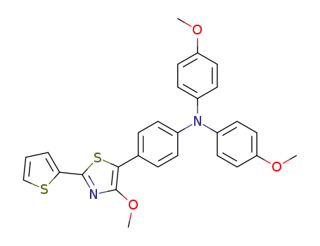 4-methoxy-N-(4-(4-methoxy-2-(thiophen-2-yl)thiazol-5-yl)phenyl)-N-(4-methoxyphenyl)aniline