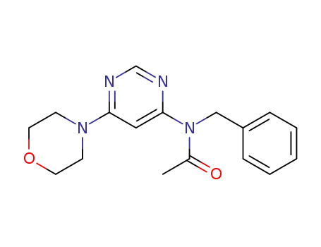 N-benzyl-(6-morpholino-4-pyrimidinyl)-acetamide