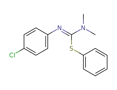3-(4-chlorophenyl)-1,1-dimethyl-2-phenyl-isothiourea