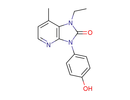 1-ethyl-3-(4-hydroxyphenyl)-7-methyl-1,3-dihydro-2H-imidazo[ 4 ,5-b]pyridin-2-one