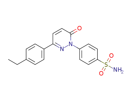 6-(4-ethylphenyl)-2-(4-(aminosulfonyl)phenyl)pyridazin-3(2H)-one