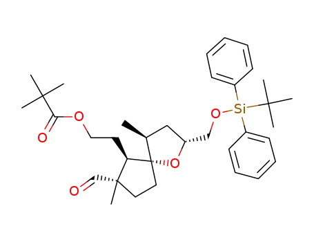 2-[(2R,4S,5S,6R,7S)-2-tert-butyldiphenylsilyloxymethyl-7-formyl-4,7-dimethyl-1-oxaspiro[4.4]non-6-yl]ethyl pivalate