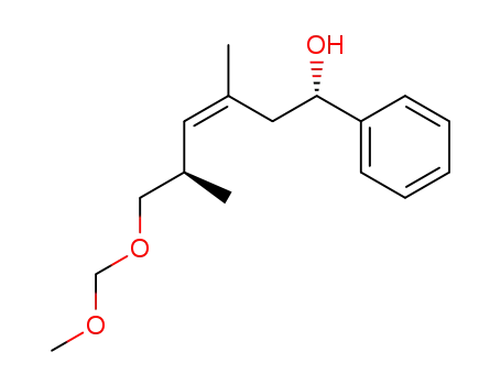 (1S,5R,3Z)-3,5-dimethyl-6-(methoxymethoxy)-1-phenylhex-3-en-1-ol