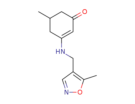3-[(5-methylisoxazol-4-yl)methylamino]-5-methylcyclohex-2-enone