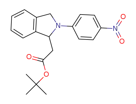 tert-butyl 2-(2-(4-nitrophenyl)isoindolin-1-yl)acetate