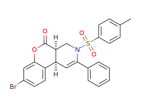 8-bromo-2-phenyl-3-tosyl-4,4a-dihydro-3H-chromeno[3,4-c]pyridin-5(10bH)-one