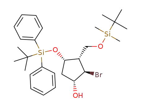 (1R,2R,3S,4S)-2-bromo-3-(tert-butyldimethylsilyl)oxymethyl-4-(tert-butyldiphenylsilyl)oxycyclopentanol