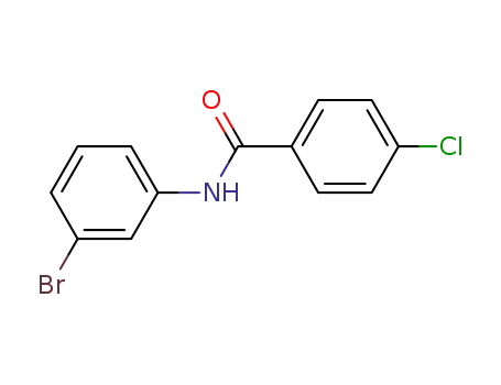 Molecular Structure of 37038-66-7 (N-(3-bromophenyl)-4-chlorobenzamide)