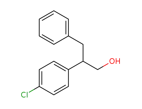 Molecular Structure of 55133-86-3 (β-(4-Chlorophenyl)benzene-1-propanol)