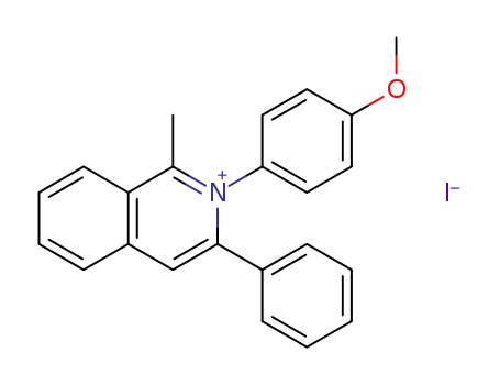 2-(4-methoxyphenyl)-1-methyl-3-phenylisoquinolinium iodide