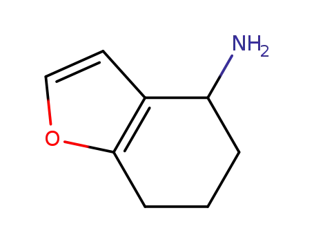 Molecular Structure of 389795-57-7 (4-Benzofuranamine, 4,5,6,7-tetrahydro-)