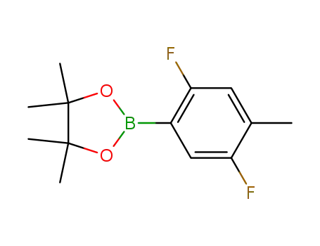 Molecular Structure of 1116681-97-0 (2-(2,5-Difluoro-4-Methylphenyl)-4,4,5,5-tetraMethyl[1,3,2]dioxaborolane)