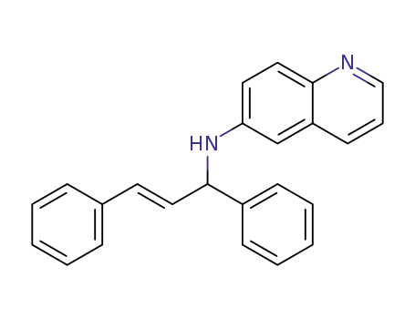 Molecular Structure of 1378973-19-3 ((E)-N-(1,3-diphenylallyl)quinolin-6-amine)