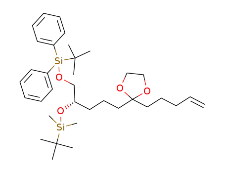 (10S)-10-(tert-butyldimethylsilyloxy)-11-(tert-butyldiphenylsilyloxy)-6-(1,3-dioxolan-2-yl)undec-1-ene