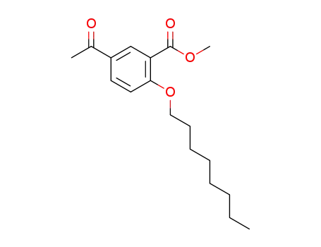 Molecular Structure of 1373427-93-0 (methyl 5-acetyl-2-octyloxybenzoate)