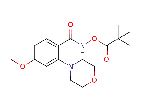 4-methoxy-2-morpholin-4-yl-N-(pivaloyloxy)benzamide