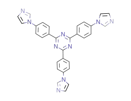Molecular Structure of 1009564-95-7 (2,4,6-Tris[4-(1H-imidazol-1-yl)-phenyl]-1,3,5-triazine)