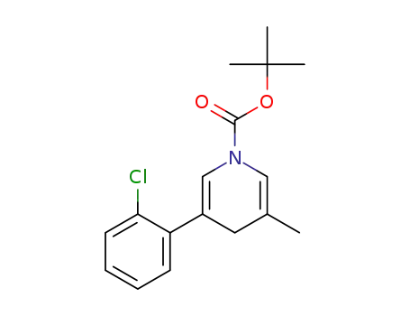 N-tert-butoxycarbonyl-3-(2-chlorophenyl)-5-methyl-1,4-dihydropyridine