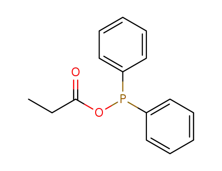 Molecular Structure of 85209-41-2 ((propanoyloxy)diphenylphosphine)