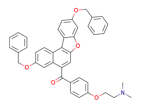 (3,9-dibenzyloxybenzo[b]naphtho[1,2-d]furan-5-yl)(4-[2-(N,Ndimethyl)ethoxy]phenyl)methanone