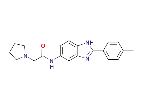 2-(pirrolidin-1-yl)-N-(2-p-tolyl-1H-benzo[d]imidazol-5-yl)acetamide