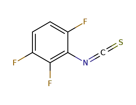 Molecular Structure of 362690-54-8 (Benzene, 1,2,4-trifluoro-3-isothiocyanato- (9CI))