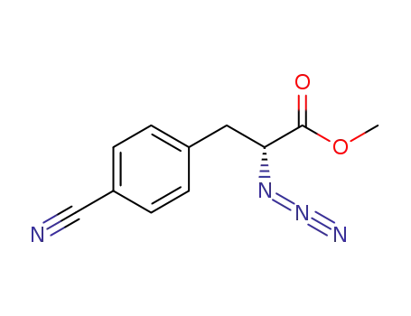 (R)-methyl 2-azido-3-(4-cyanophenyl)propanoate