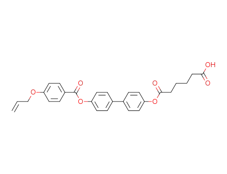 6-(4'-(4-(allyloxy)benzoyloxy)biphenyl-4-yloxy)-6-oxohexanoic acid