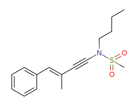(E)-N-butyl-N-(3-methyl-4-phenylbut-3-en-1-yn-1-yl)methanesulfonamide