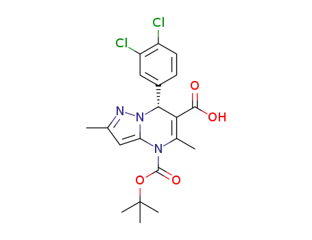 (R)-4-(tert-butoxycarbonyl)-7-(3,4-dichlorophenyl)-2,5-dimethyl-4,7-dihydropyrazolo[1,5-a]pyrimidine-6-carboxylic acid