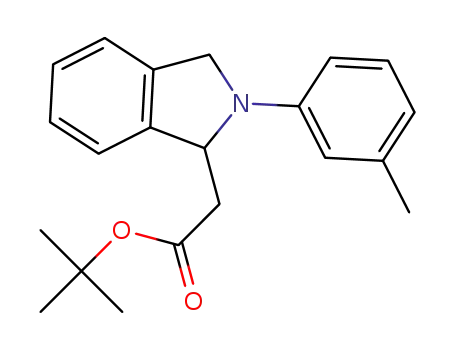 tert-butyl 2-(2-m-tolylisoindolin-1-yl)acetate