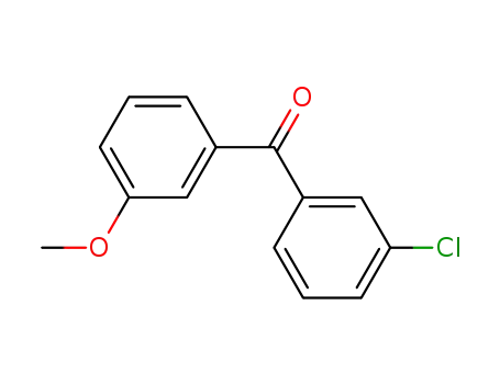 Molecular Structure of 32363-46-5 (3-CHLORO-3'-METHOXYBENZOPHENONE)