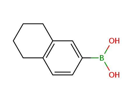 Molecular Structure of 405888-56-4 (5,6,7,8-Tetrahydro-2-naphthalenylboronic acid)