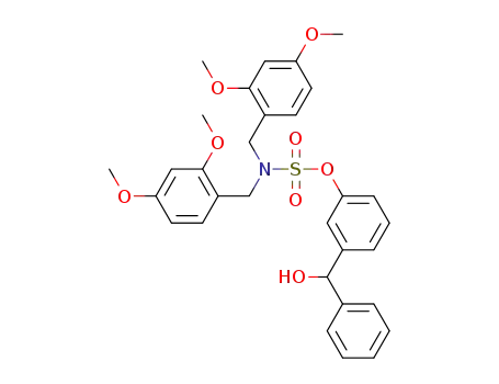 3-(hydroxy(phenyl)methyl)phenyl bis(2,4-dimethoxybenzyl)sulfamate
