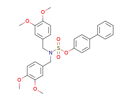 [1,1′-biphenyl]-4-yl bis(3,4-dimethoxybenzyl)sulfamate