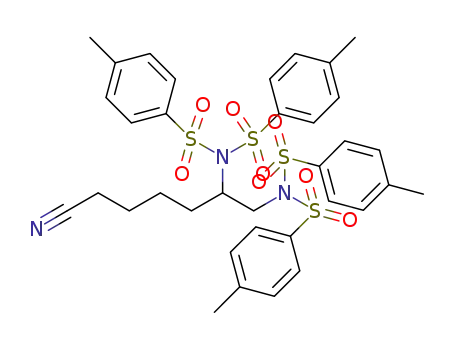 N,N'-(6-cyanohexane-1,2-diyl)bis(4-methyl-N-tosylbenzenesulfonamide)