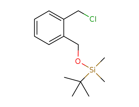 2-(tert-butyldimethylsilyloxymethyl)benzyl chloride
