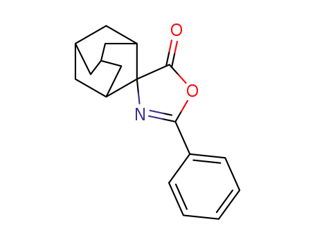 Molecular Structure of 1374765-29-3 (2-phenyl-4-(adamantane-2'-spiro)-oxazolin-5-one)