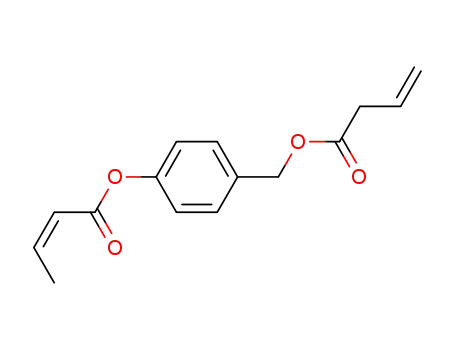 cis-4-[(but-3-enoyloxy)methyl]phenyl but-2-enoate