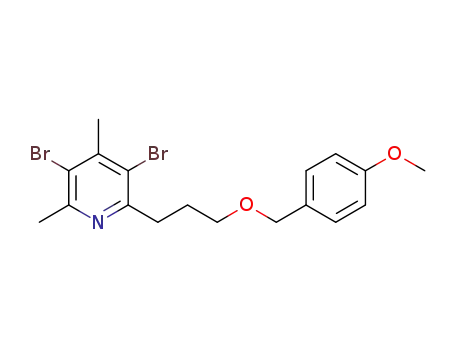 2-(3-(4-methoxybenzyloxy)propyl)-3,5-dibromo-4,6-dimethylpyridine