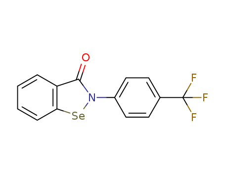 1,2-BENZISOSELENAZOL-3(2H)-ONE,2-(4-(TRIFLUOROMETHYL)PHENYL)-