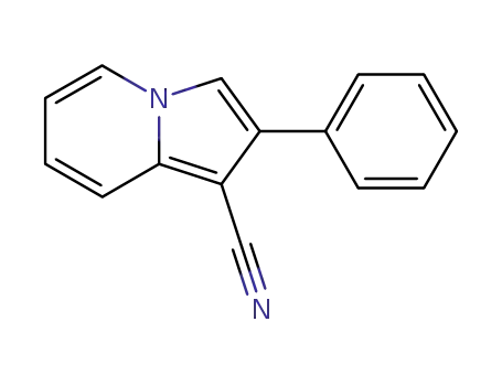 1-Indolizinecarbonitrile, 2-phenyl-