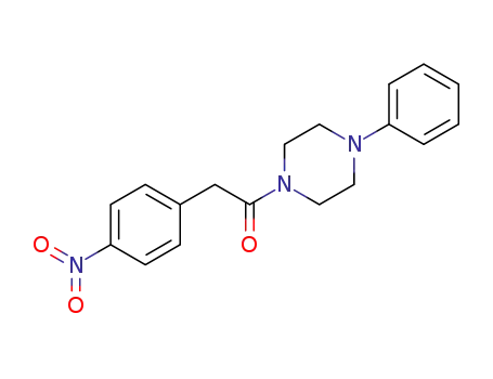 2-(4-nitrophenyl)-1-(4-phenylpiperazin-1-yl)ethanone