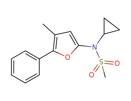 N-cyclopropyl-N-(4-methyl-5-phenylfuran-2-yl)methanesulfonamide