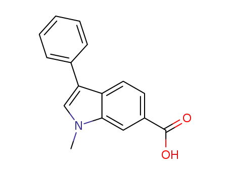 1-methyl-3-phenyl-1H-indole-6-carboxylic acid