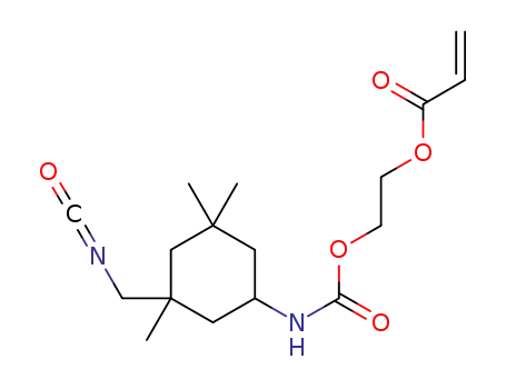 Acrylic acid 2-[[[3,5,5-trimethyl-3-(isocyanatomethyl)cyclohexyl]carbamoyl]oxy]ethyl ester